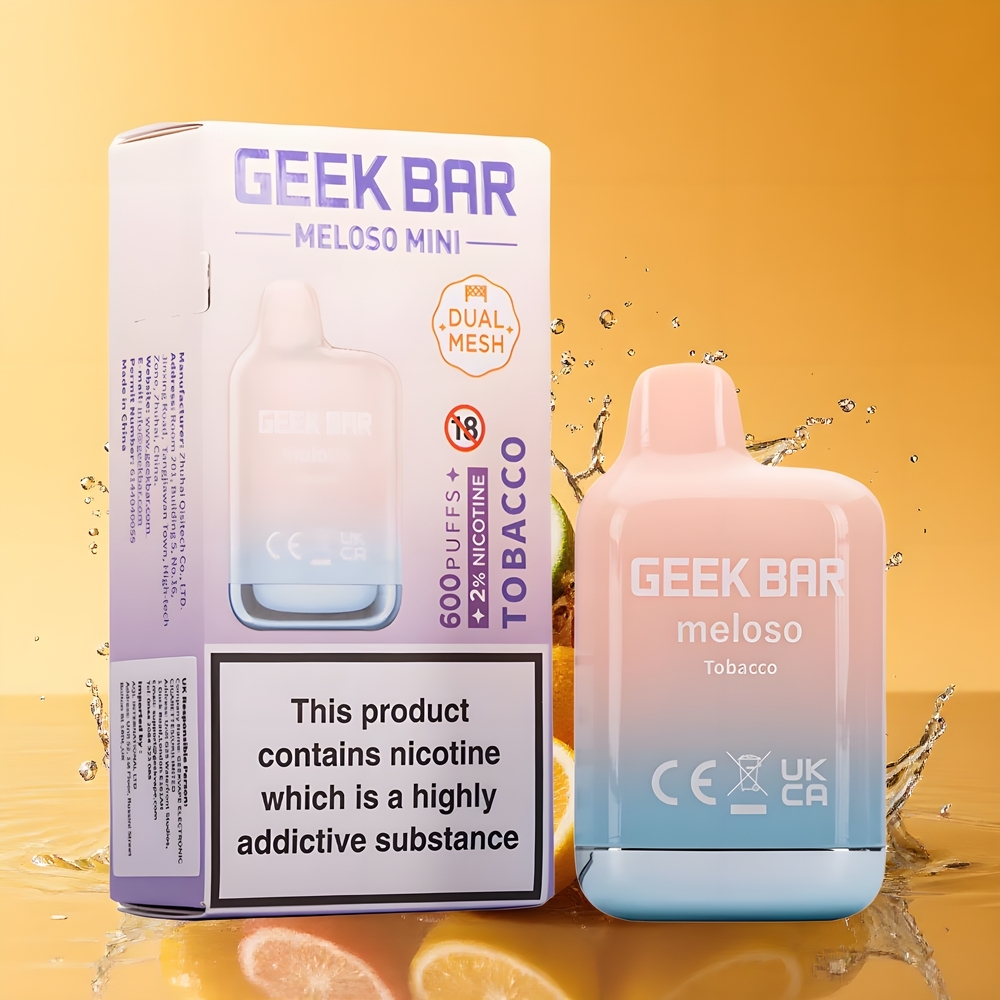 GEEK BAR Meloso Mini 600 Puff Eldobható Vape Dohány Nagykereskedés Magyarország