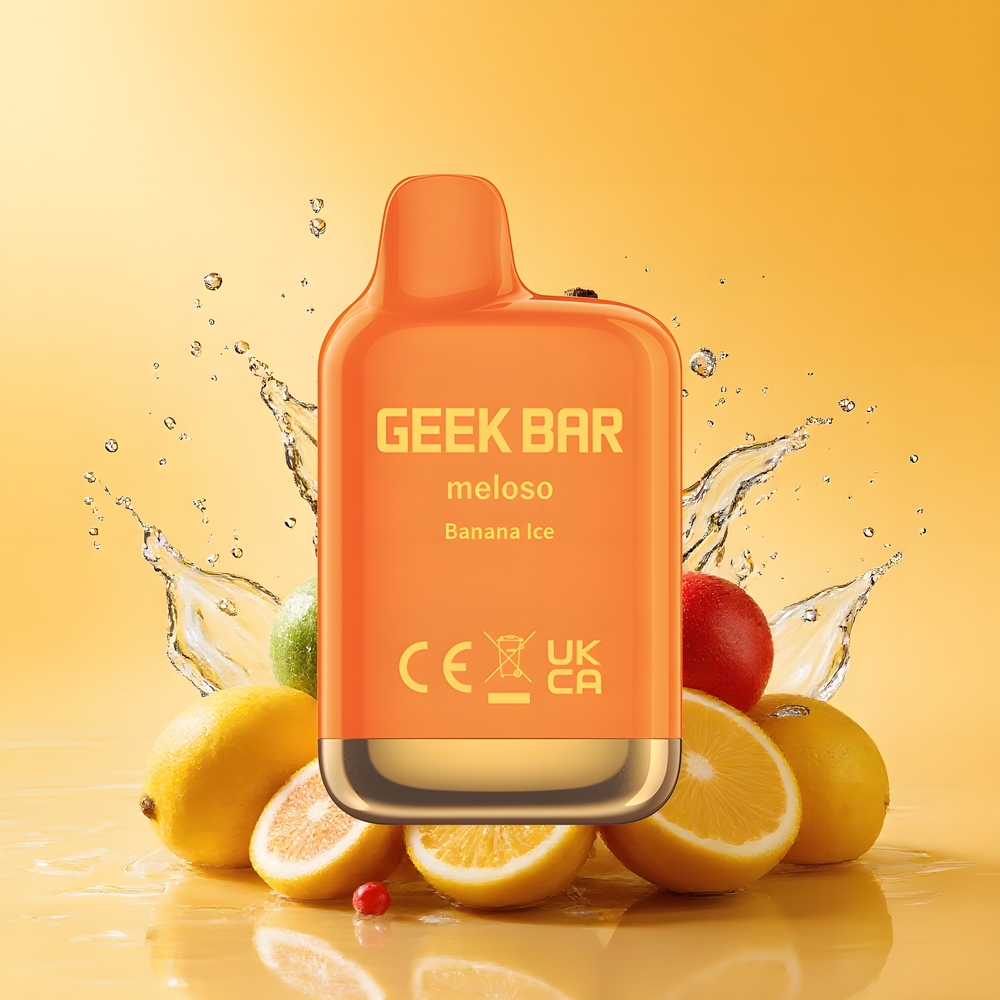 GEEK BAR Meloso Mini 600 Puffs Auto Draw Nagykereskedés Magyarország Banán Jég