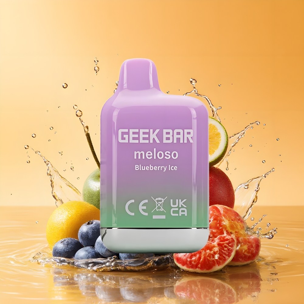 GEEK BAR Meloso Mini 600 Puffs Automata Dual Mesh Kékáfonya Nagykereskedés Magyarország