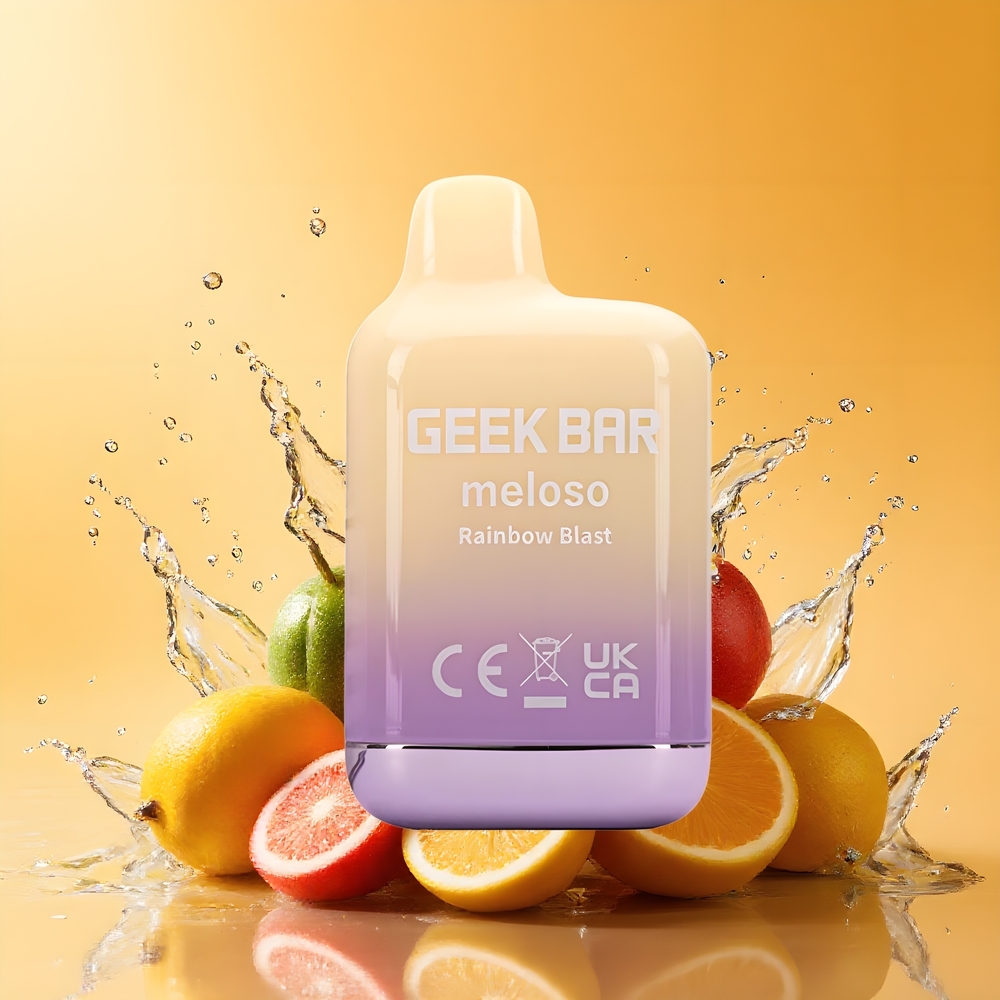 GEEK BAR Meloso Mini 600 Puffs Eldobható Vape Szivárvány Robbanás Nagykereskedés Magyarország 550mAh