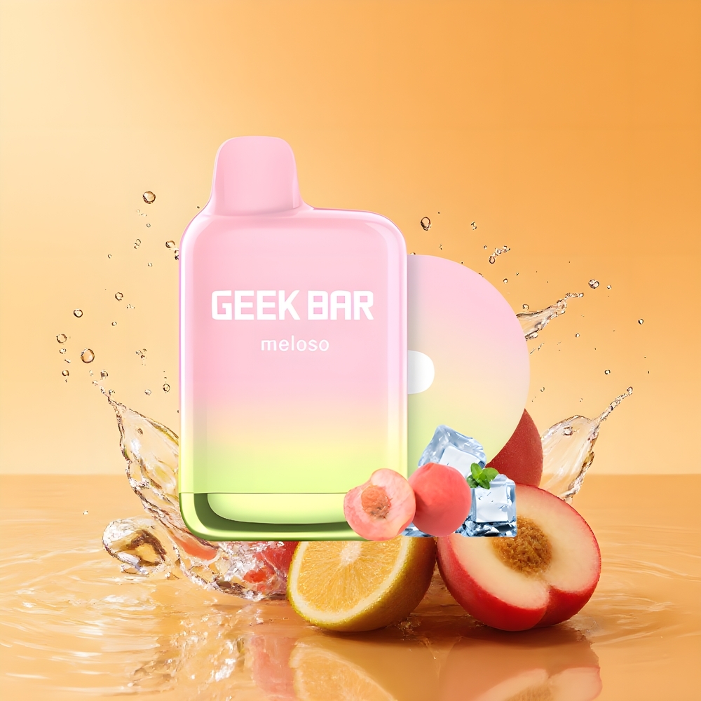 GEEK BAR Meloso Pro 4000 Puffs Nagykereskedés Magyarország Dupla-Mesh Barack Jég