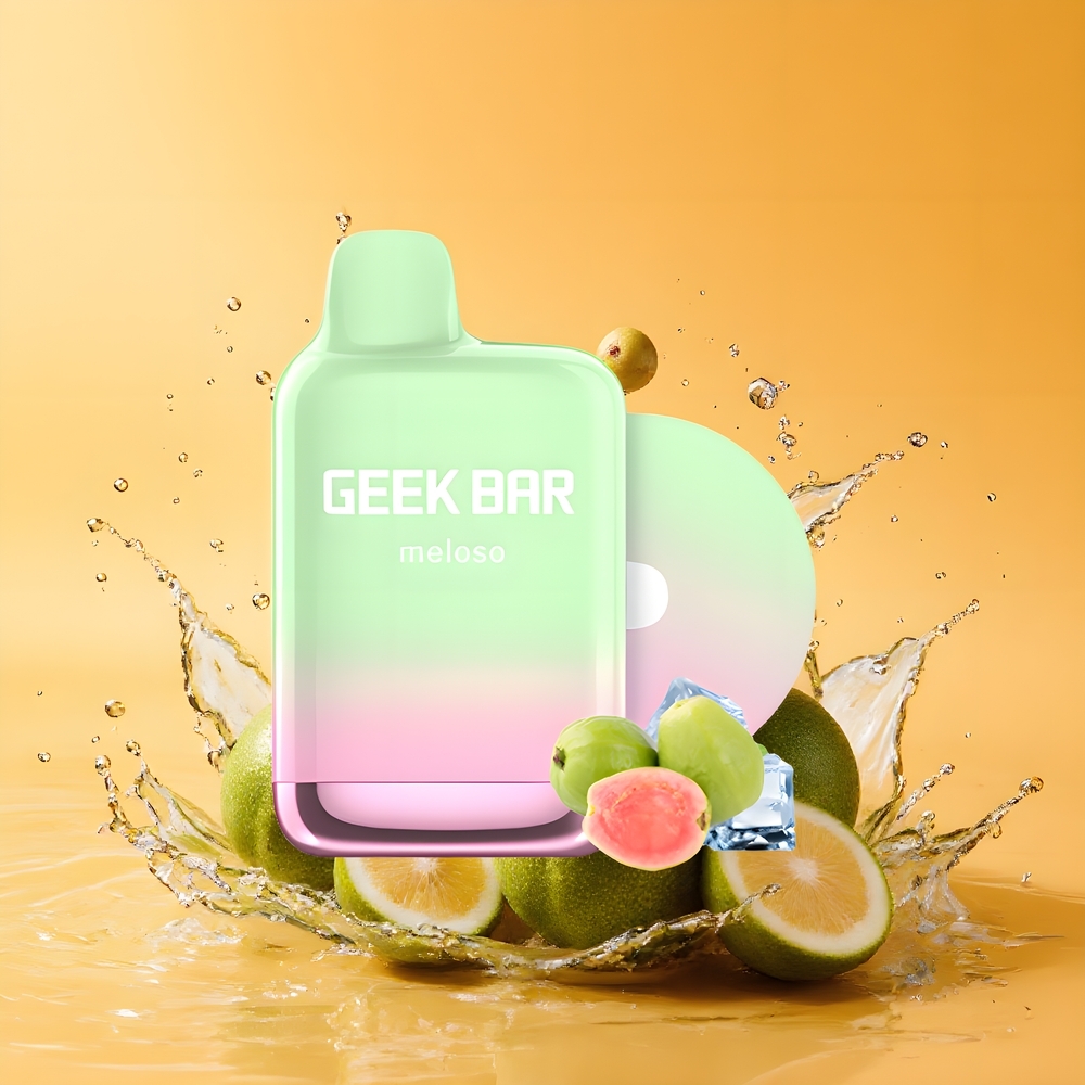 GEEK BAR Meloso Pro 4000 Puffs Nagykereskedés Magyarország Dupla-Mesh Guava Jég