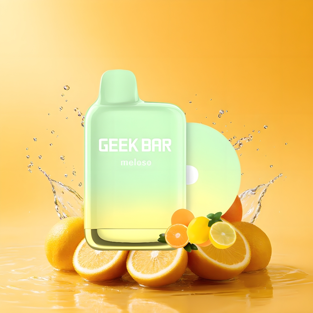 GEEK BAR Meloso Pro 4000 Puffs Nagykereskedés Magyarország Dupla-Mesh Narancs Citrom