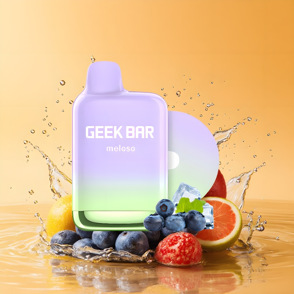 GEEK BAR Meloso Pro 4000 Puffs Nagykereskedés Magyarország Kettős Háló Tekercs Áfonya Jég