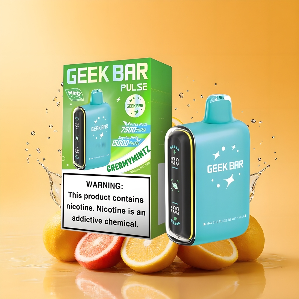 GEEK BAR Pulse 15000 Puffs Nagykereskedés Magyarország Beállítható Légáramlás Mentes Kiadás