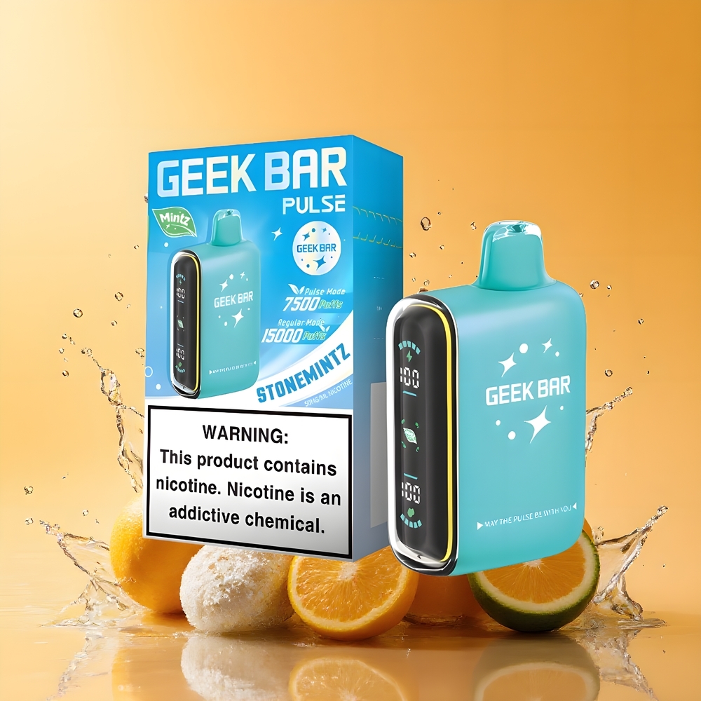 GEEK BAR Pulse 15000 Puffs Nagykereskedés Magyarország Beállítható Légáramlás Mentes Kiadás
