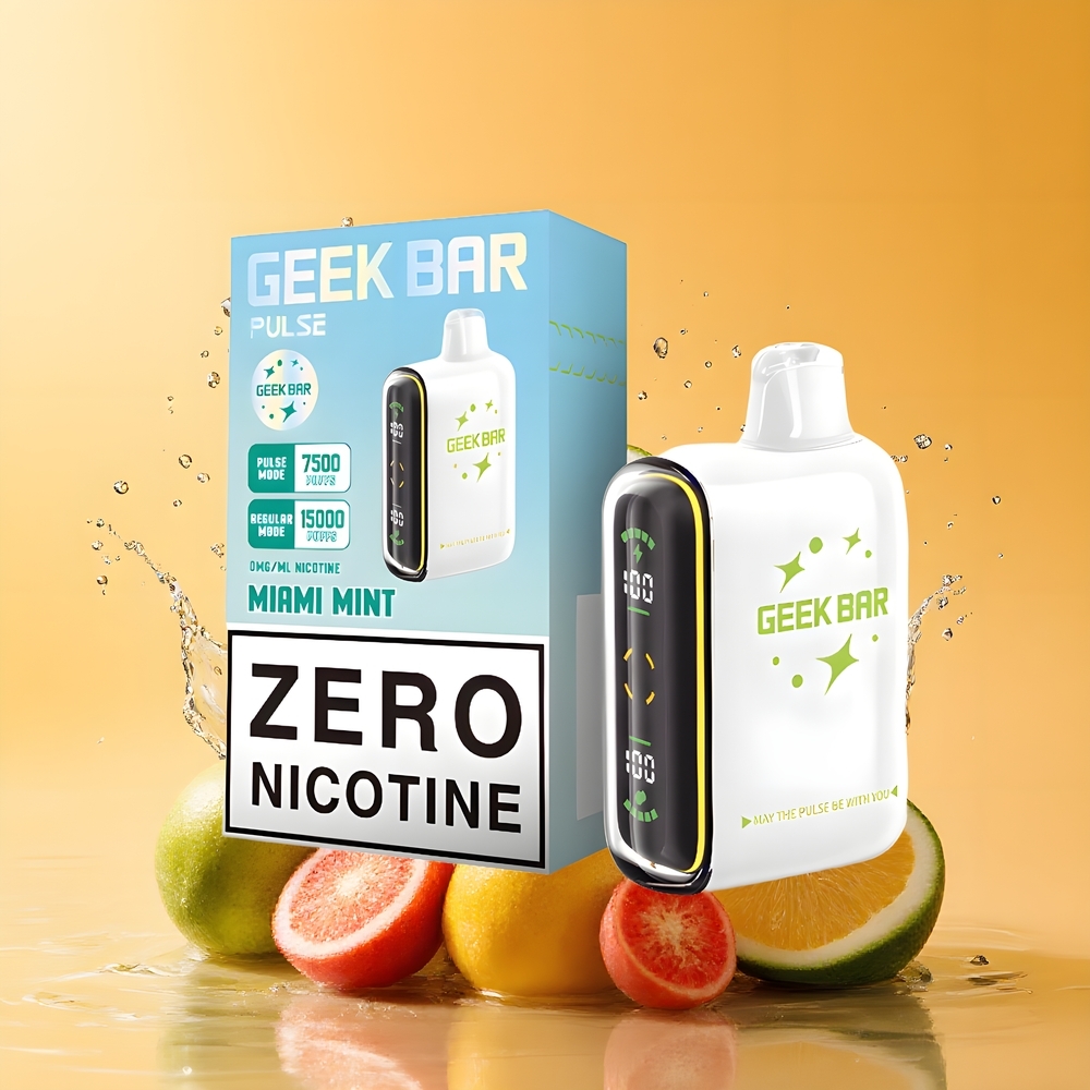 GEEK BAR Pulse 15000 Puffs Nikotinmentes Nagykereskedés Magyarország USB Type-C