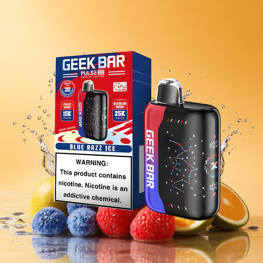 GEEK BAR Pulse X 25000 Puffs Dual Mesh Coil Nagykereskedés Magyarország Patriot Editon