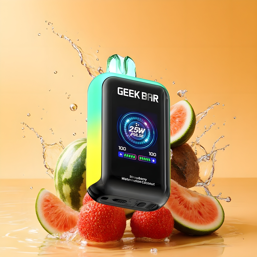 GEEK BAR Skyview 25000 Puffs Eldobható Vape Eper Dinnye Kókusz Nagykereskedés Magyarország Dual Core Heating