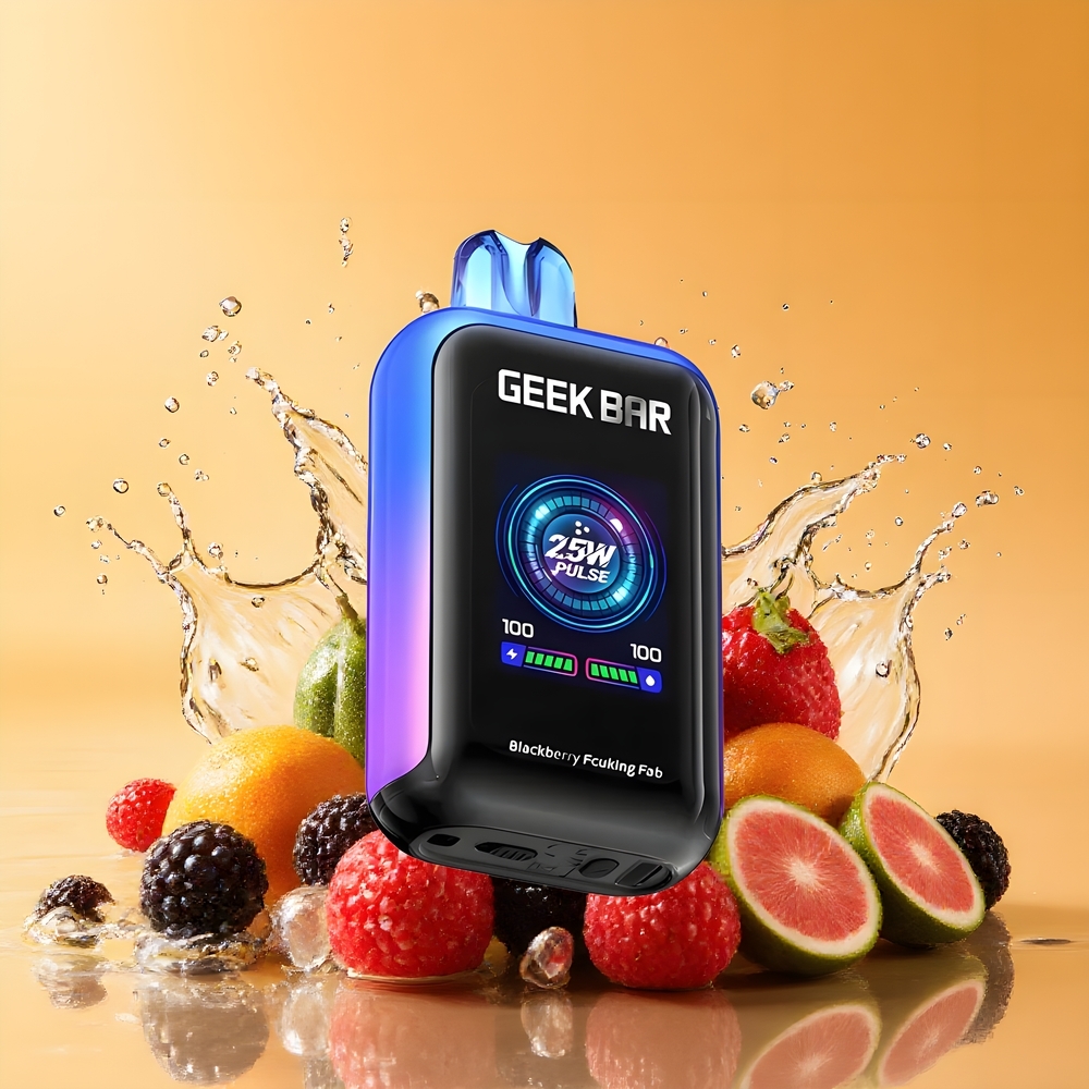 GEEK BAR Skyview 25000 Puffs Nagykereskedés Magyarország 25W Pulse Feketebogyó Fcuking Fab