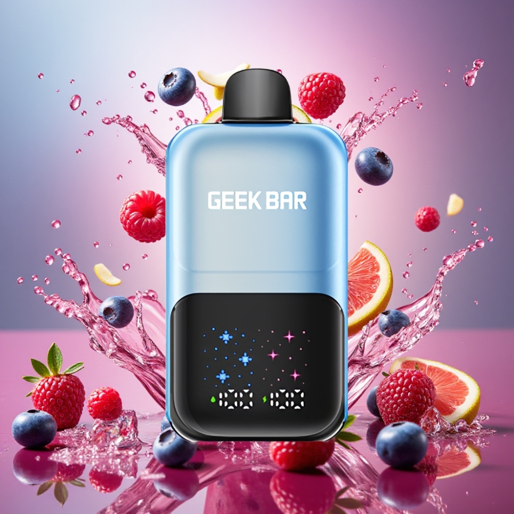 GEEKBAR 2GO 50000 Puffs Nagykereskedés Magyarország 20ml Két Táras, Áfonya Málna Jég