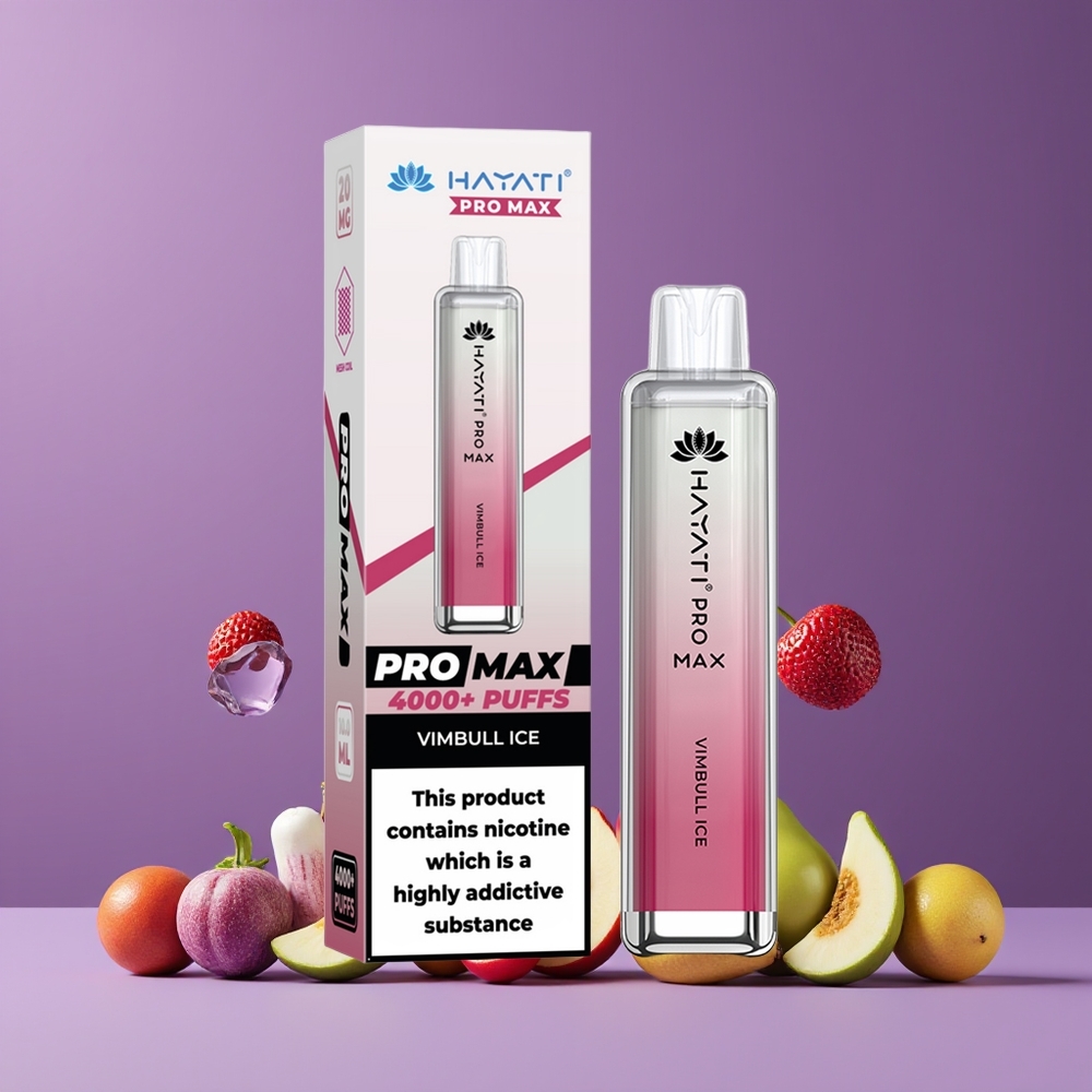 Hayati Pro Max 4000 Puff Eldobható Vape Vimbull Jég Nagykereskedés Magyarország 2ml Tank