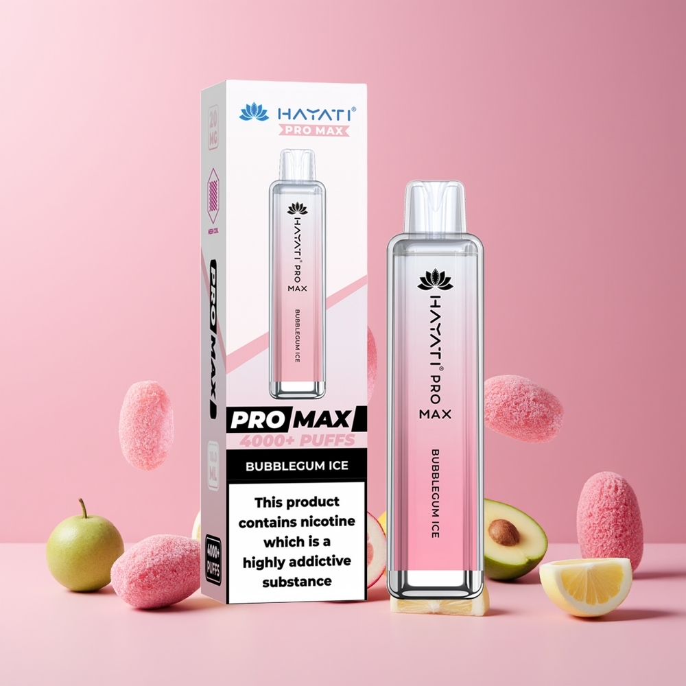 Hayati Pro Max 4000 Puffs Nagykereskedés Magyarország Dupla 1.1 Ohm Mesh Tekercs Buborékrágó Jég