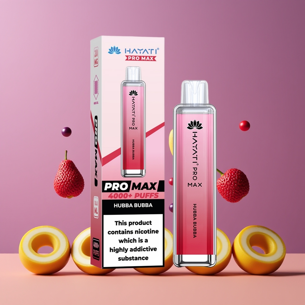 Hayati Pro Max 4000 Puffs Nagykereskedés Magyarország TPD-Compliance Buborékos