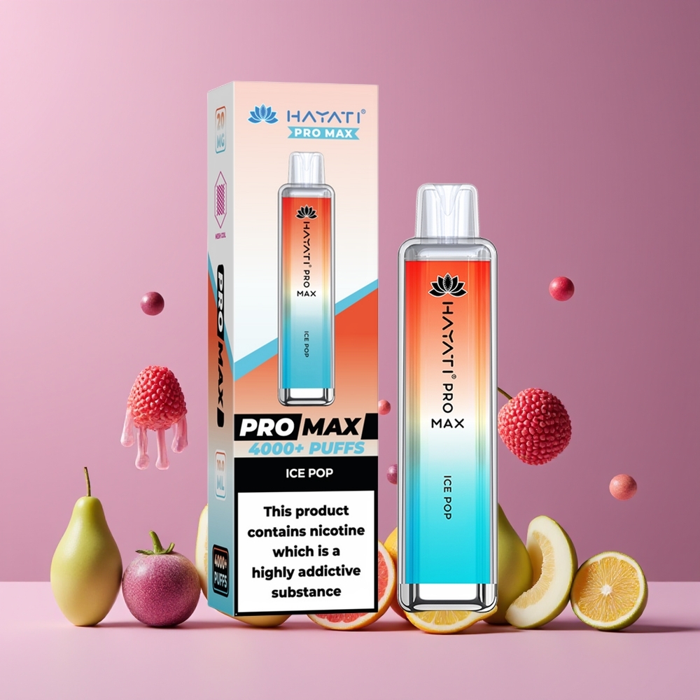Hayati Pro Max 4000 Puffs Nagykereskedés Magyarország TPD-Compliance Jégpopsi