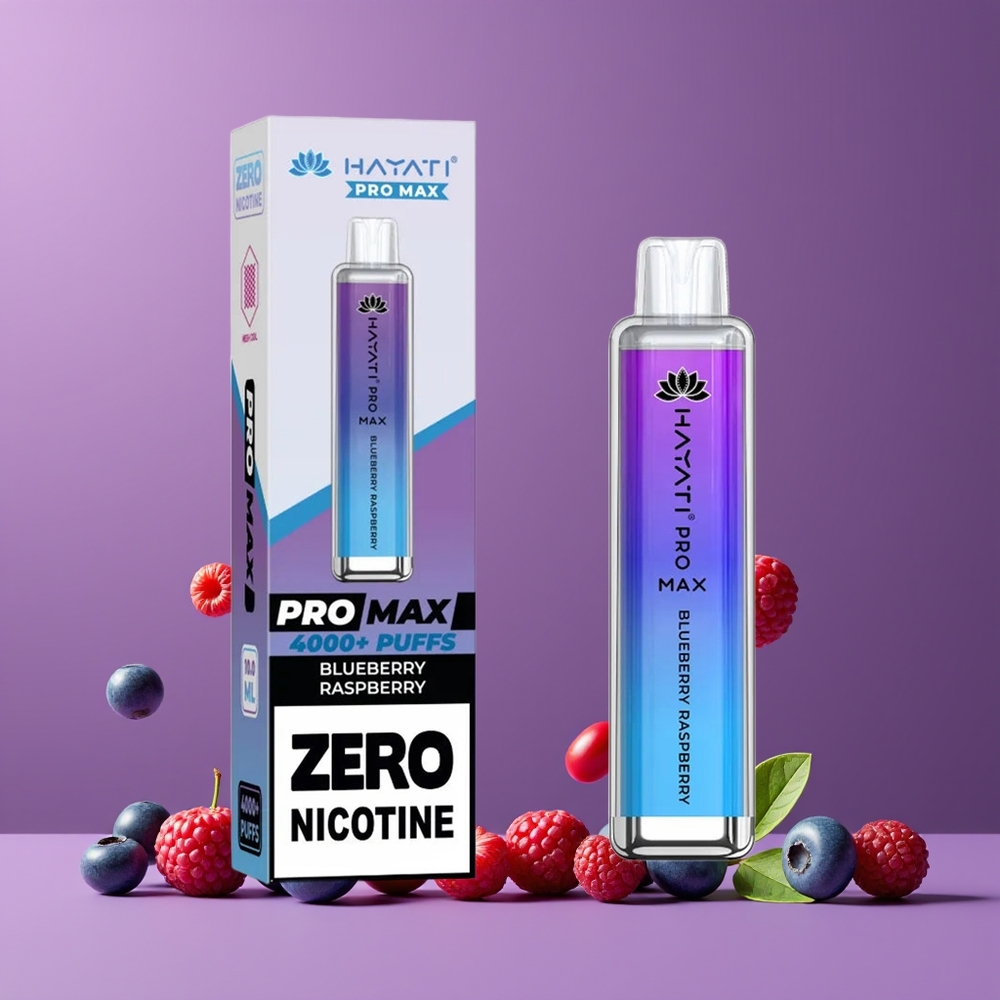 Hayati Pro Max 4000 Puffs Nagykereskedés Magyarország TPD-Compliance Kékáfonya Málna