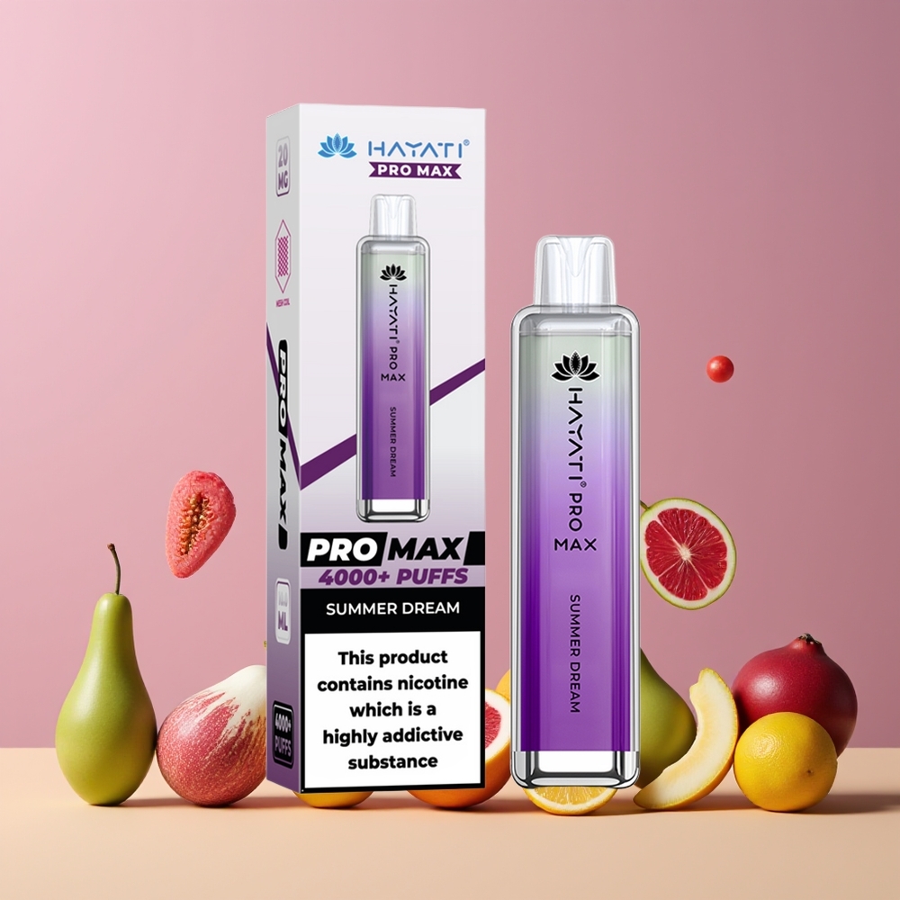 Hayati Pro Max 4000 Puffs Nagykereskedés Magyarország TPD-Compliance Nyári Álom