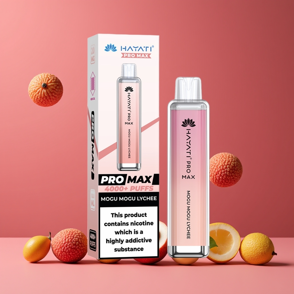 Hayati Pro Max 4000 Puffs Töltő Akkumulátor Mogu Mogu Licsi Nagykereskedés Magyarország