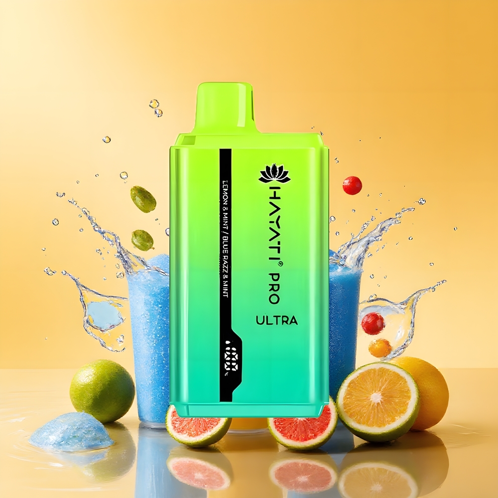 Hayati Pro Ultra 15000 Puff Nagykereskedés Magyarország Citrom & Menta Kék Áfonya & Menta 2 12ml