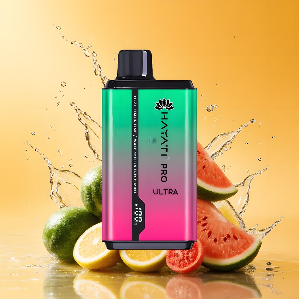 Hayati Pro Ultra 15000 Puffs 12ml Fizzy Citrom & Lime Görögdinnye Friss Menta Nagykereskedés Magyarország