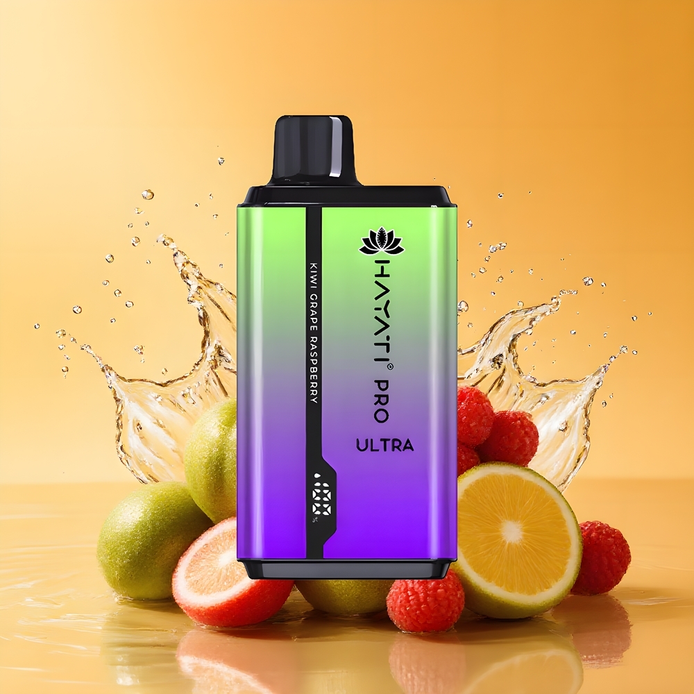 Hayati Pro Ultra 15000 Puffs 24ml Nagykereskedés Magyarország Kiwi Szőlő Málna