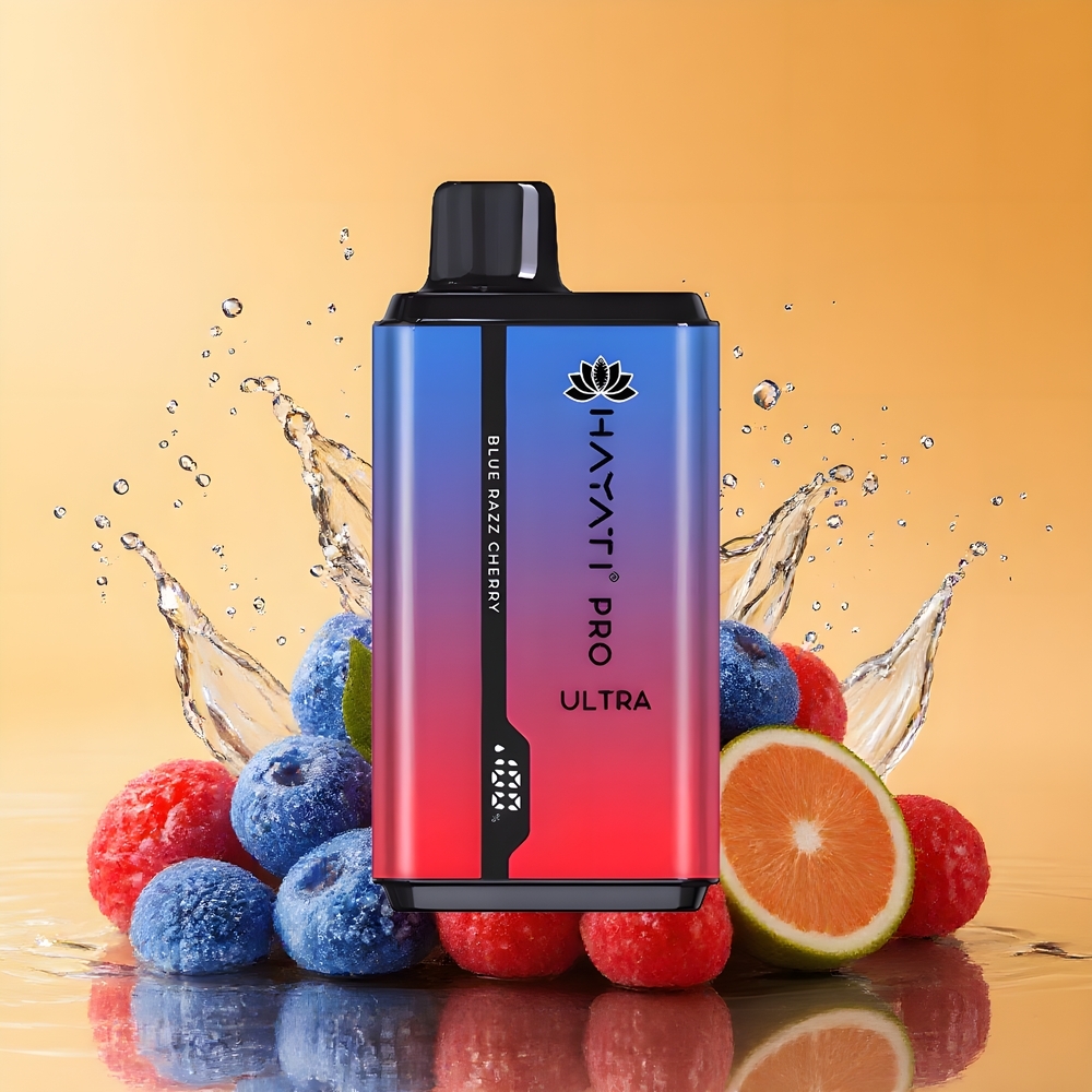 Hayati Pro Ultra 15000 Puffs 2×12ml Nagykereskedés Magyarország Kék Málna-Cseresznye
