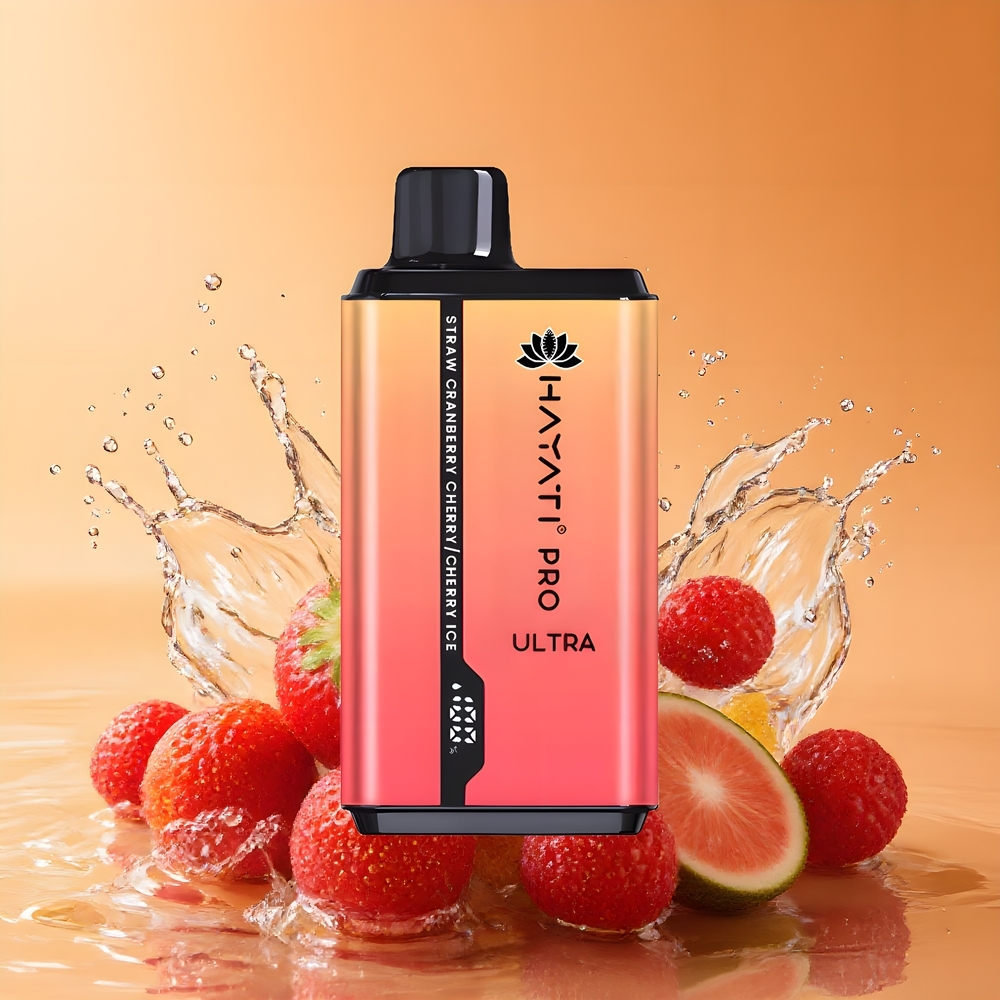 Hayati Pro Ultra 15000 Puffs E-Liquid 2 12ml Eper Áfonya Cseresznye Jég Nagykereskedés Magyarország