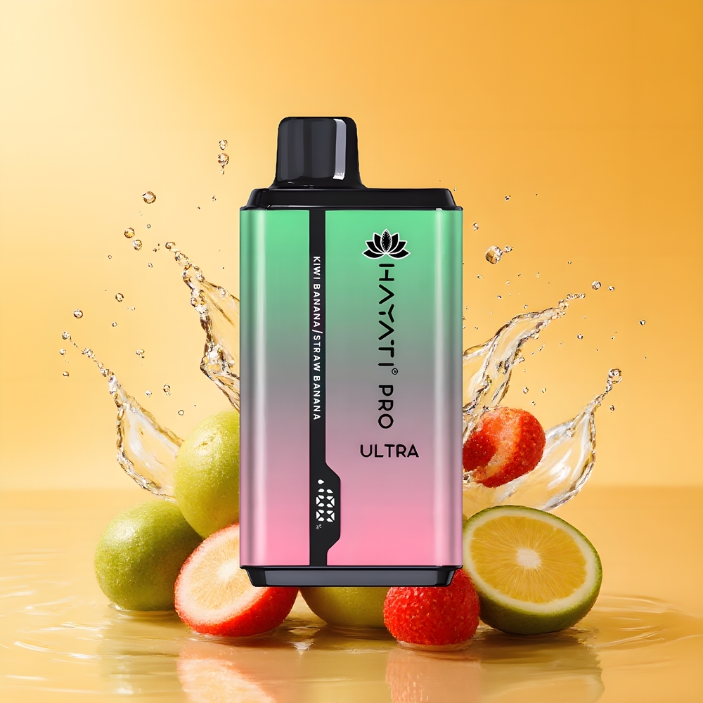 Hayati Pro Ultra 15000 Puffs Nagykereskedés Magyarország Kiwi Banán Eper Banán 2 12ml