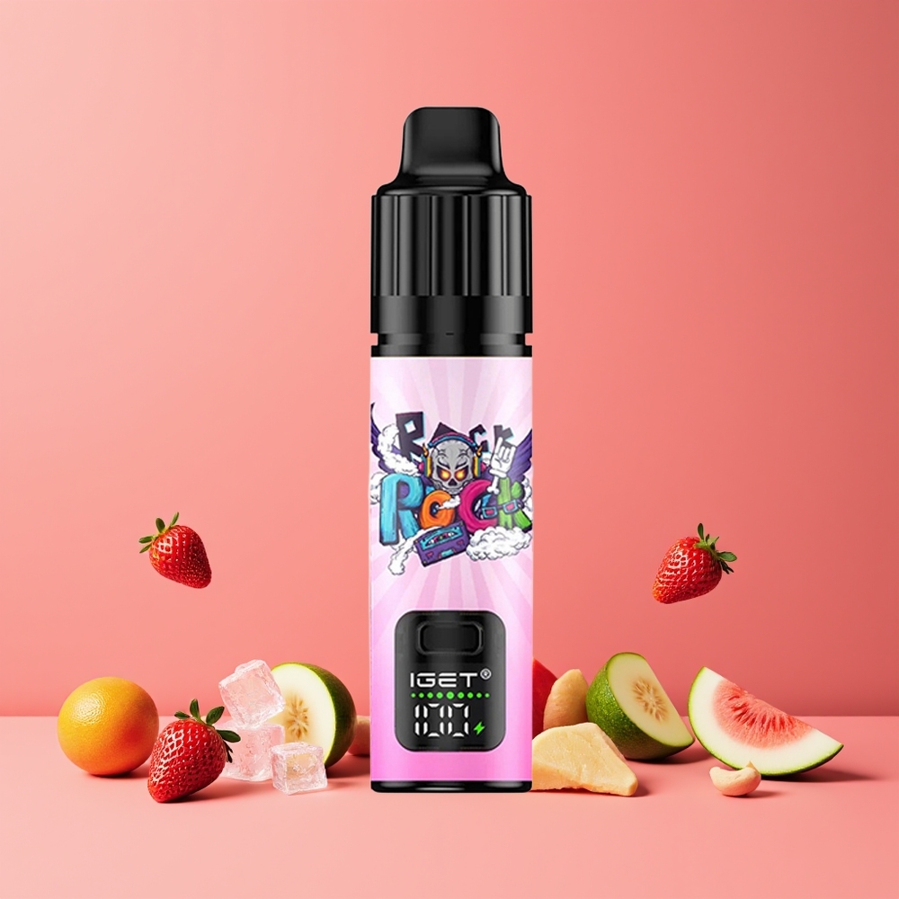 IGET BAR PLUS S3 POD 10000 Puffs Eldobható Vape Eper Dinnye Jég 18 ml Nagykereskedés Magyarország