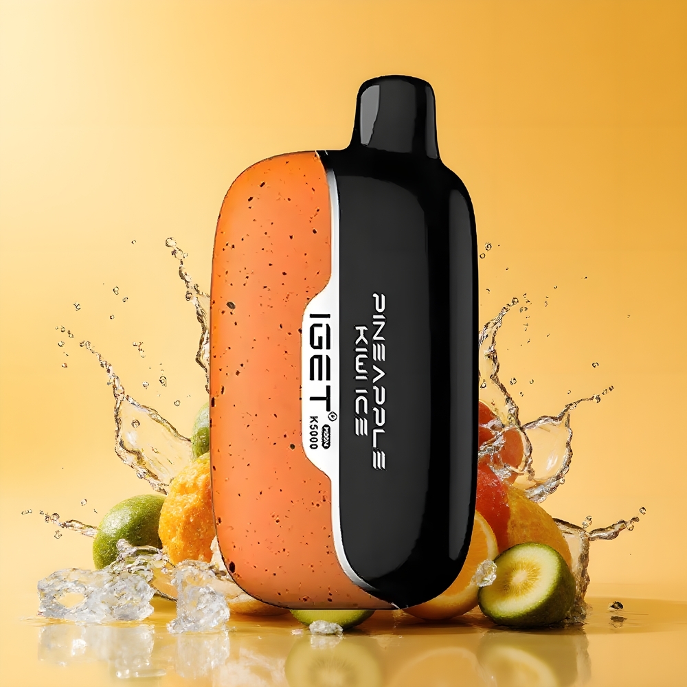 IGET Moon K5000 Puff Nagykereskedés Magyarország Ananász-Kiwi Jég Eldobható vape
