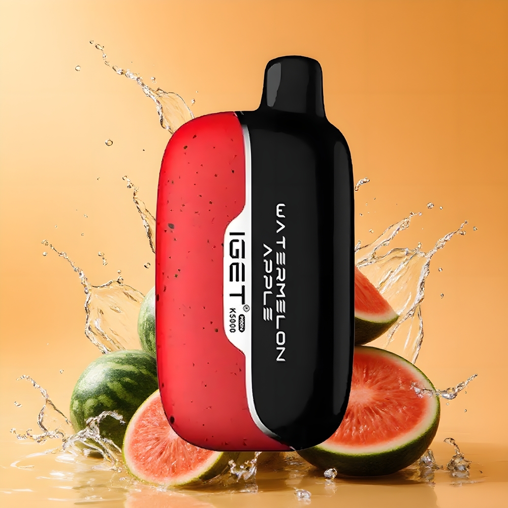 IGET Moon K5000 Puff Nagykereskedés Magyarország Eldobható vape Görögdinnye Alma Mesh Coil