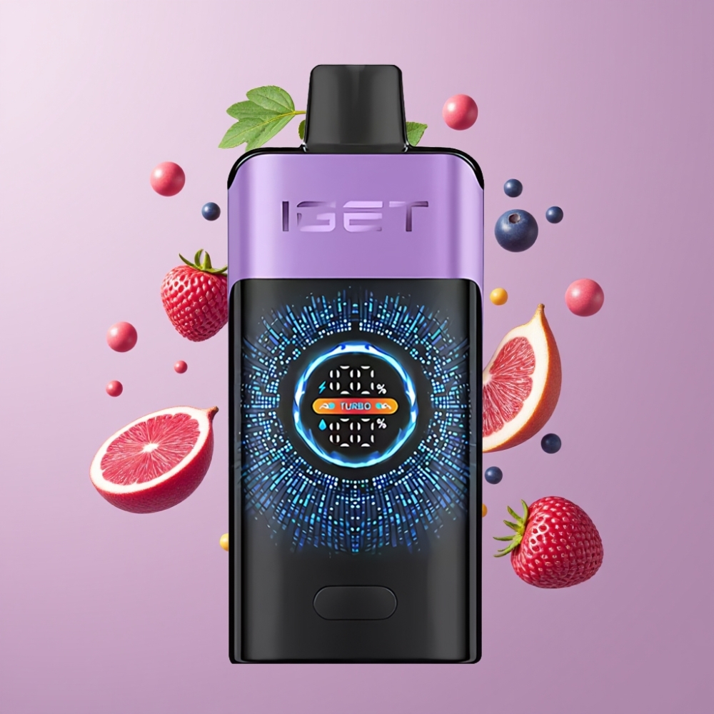 IGET ONE 12000 Puffs Eldobható Vape Jégbor Nagykereskedés Magyarország Nagy Ívű Képernyő