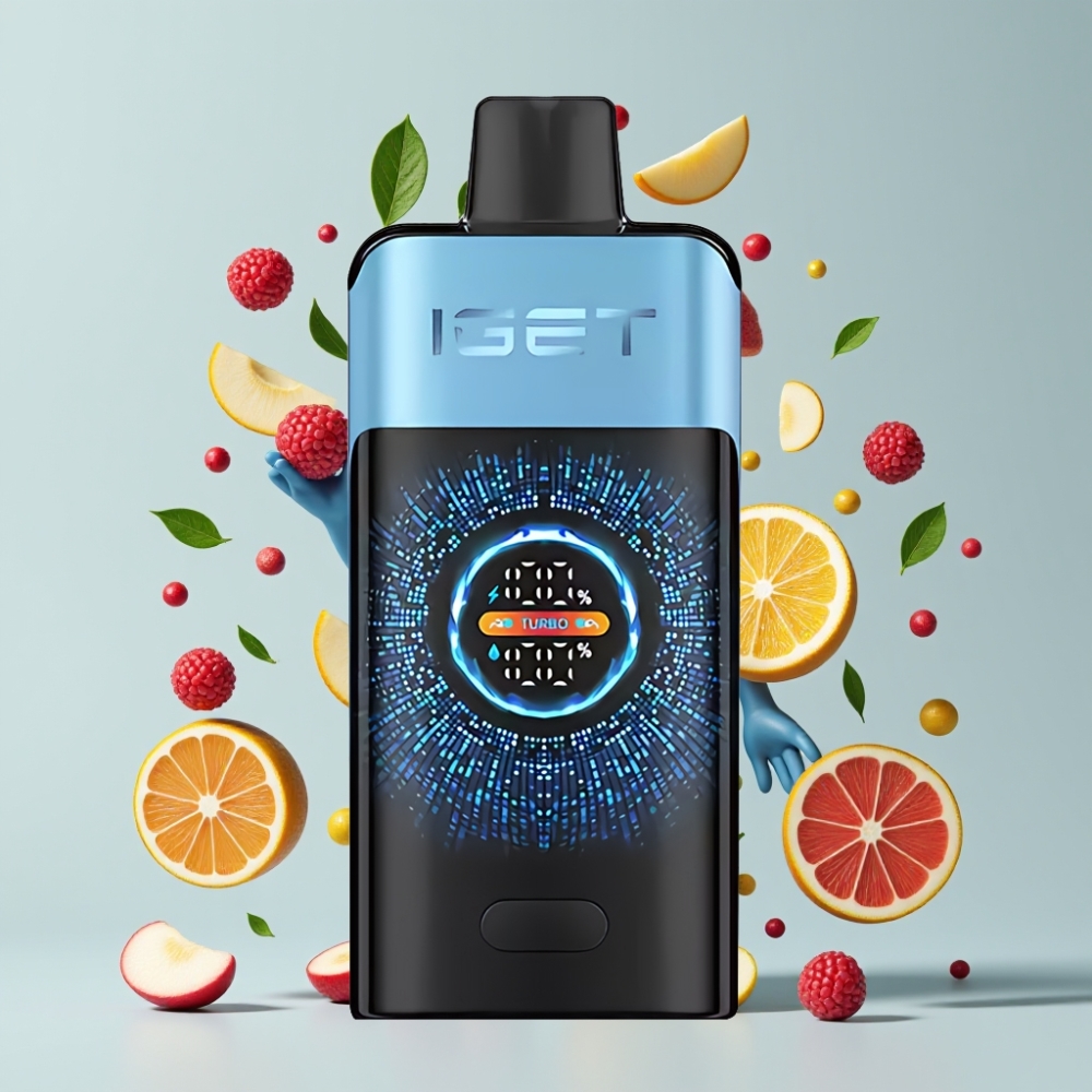 IGET ONE 12000 Puffs Nagy Képernyős Eldobható Vape Kék Szörny Nagykereskedés Magyarország