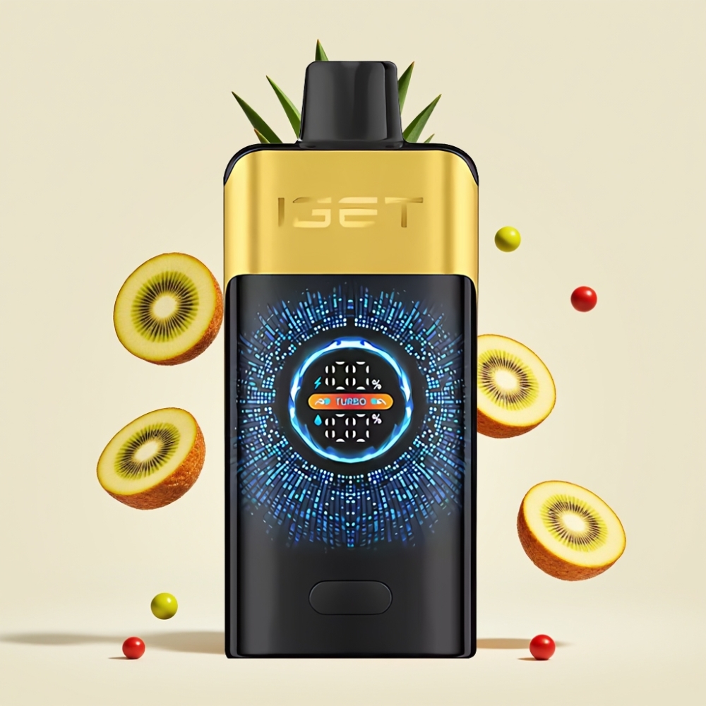 IGET ONE 12000 Puffs Nagykereskedés Magyarország Kivi Ananász Nagy Íves Színes Kijelző
