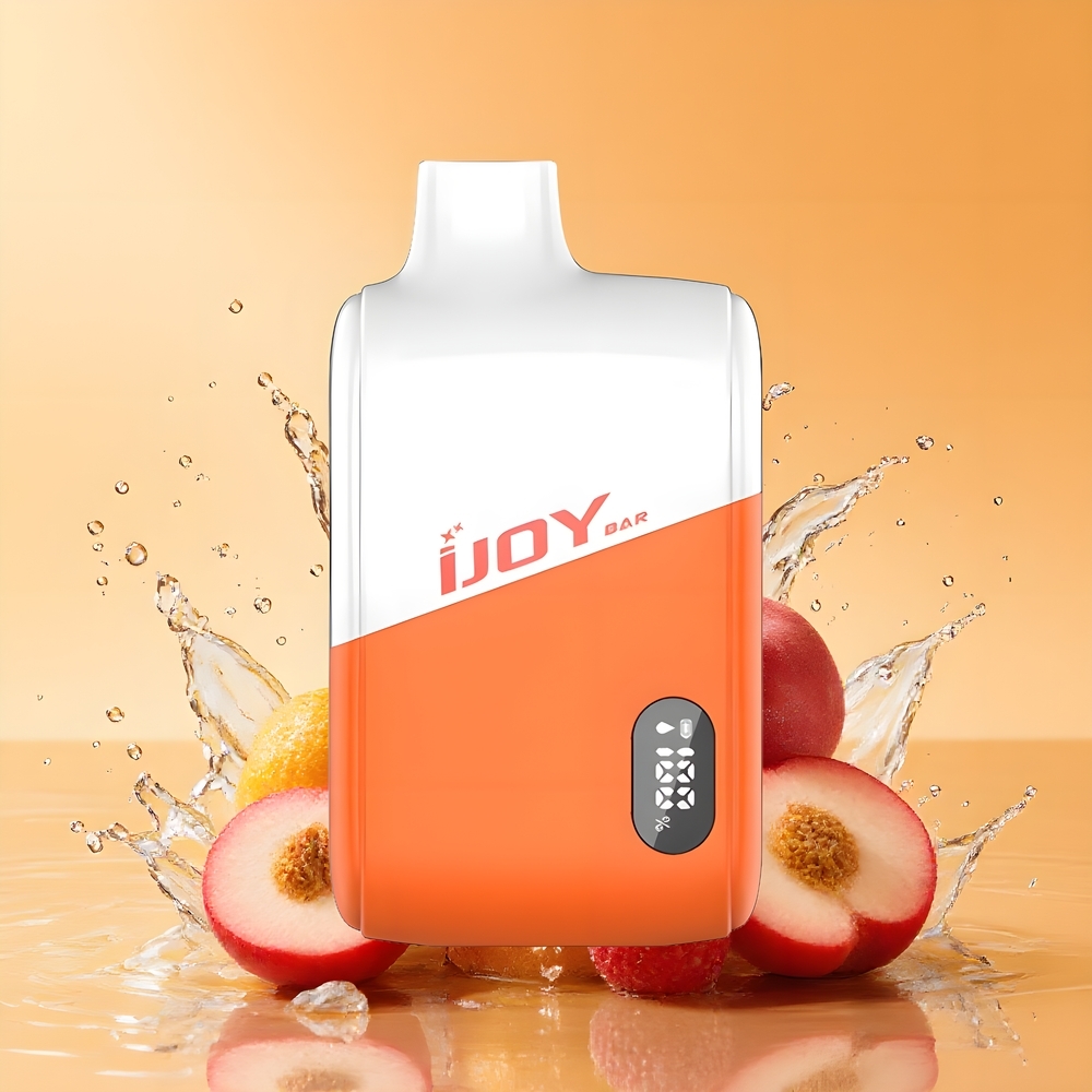 IJOY Bar IC8000 Eldobható E-pohár Újrahasznosítható 18ml Őszibarack-Kékáfonya Nagykereskedés Magyarország