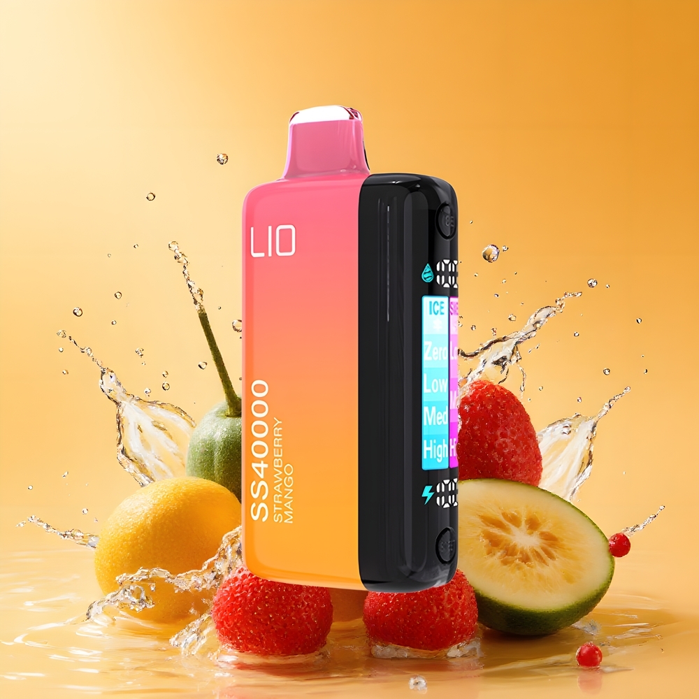 IJOY LIO SS40000 Eldobható E-szivar Eper-Mangó Nagykereskedés Magyarország 40000 Füst