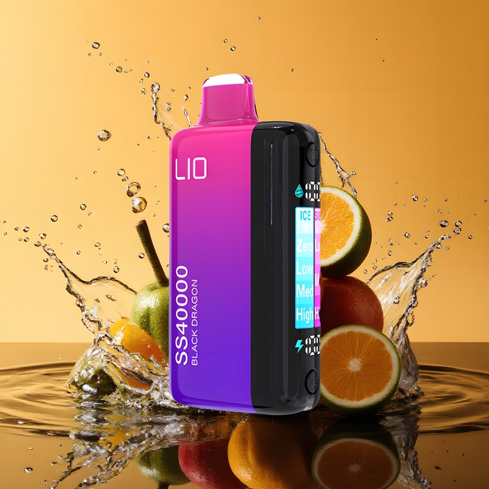 IJOY LIO SS40000 Eldobható Vape Fekete Sárkány Nagykereskedés Magyarország 22ML