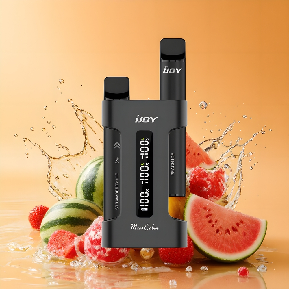 IJOY Mars Cabin 600 Nagykereskedés Magyarország Töltőtokos Elszívható Vape Fekete