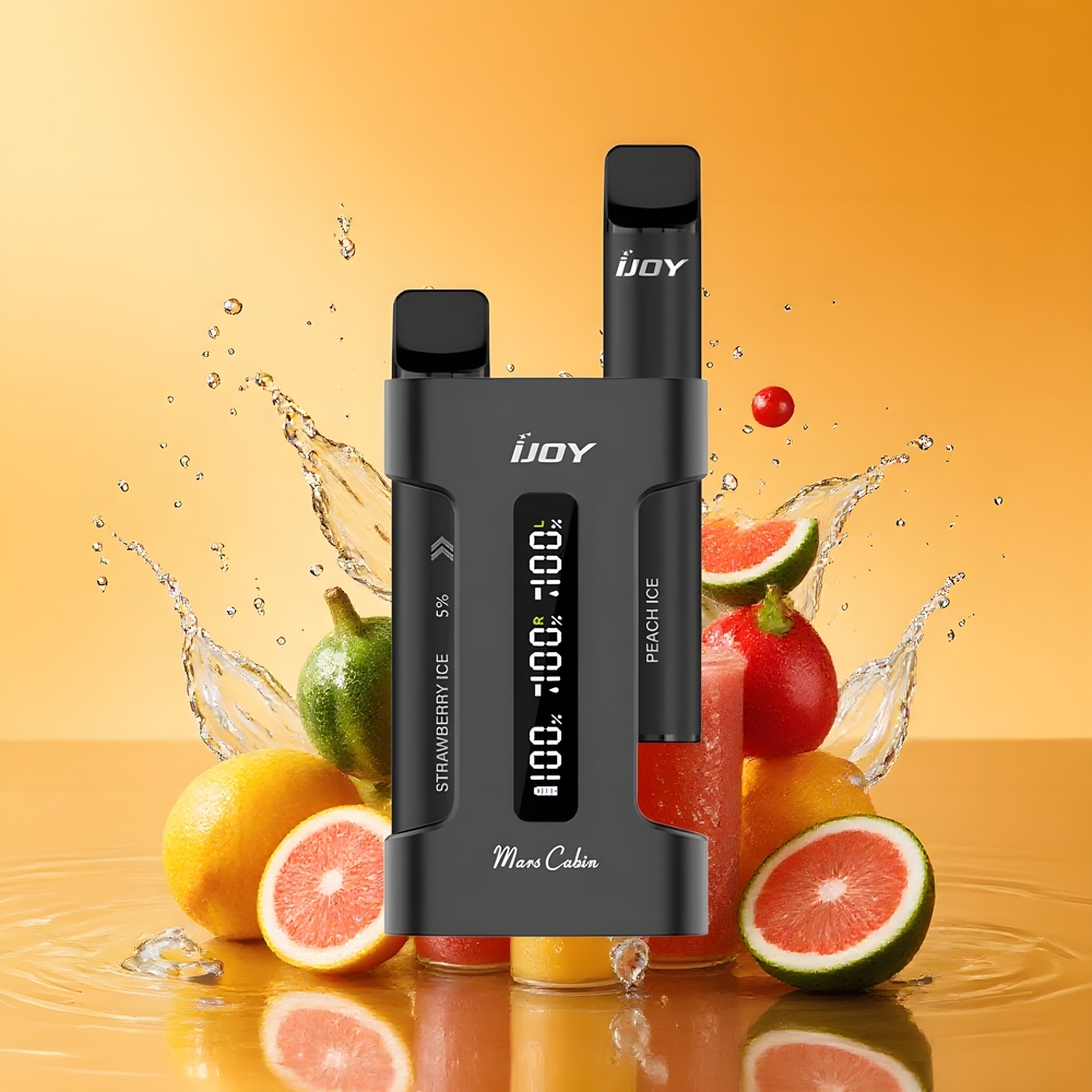 IJOY Mars Cabin 600 Nagykereskedés Magyarország Töltőtokos Elszívható Vape Fekete