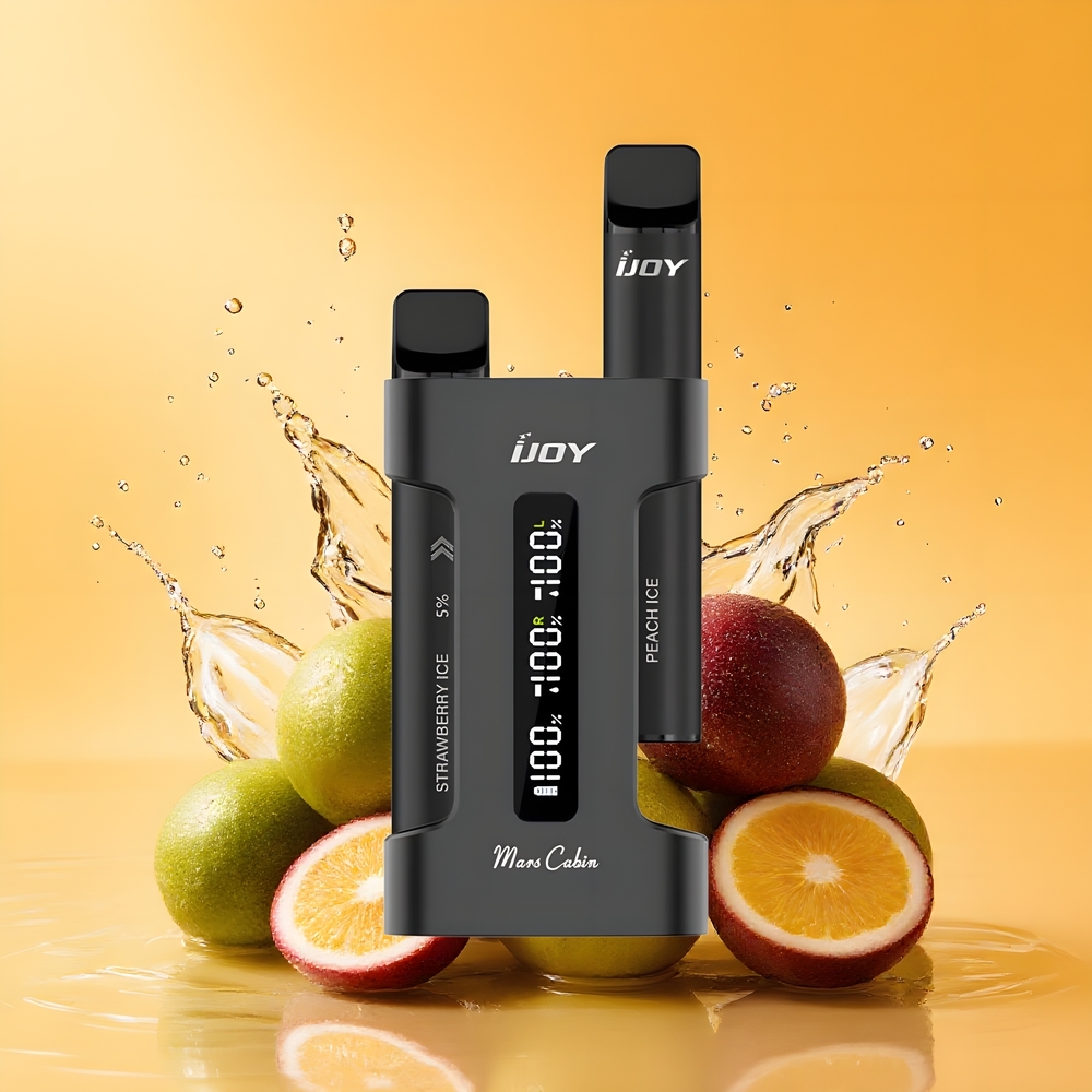IJOY Mars Cabin 600 Nagykereskedés Magyarország Töltőtokos Elszívható Vape Fekete