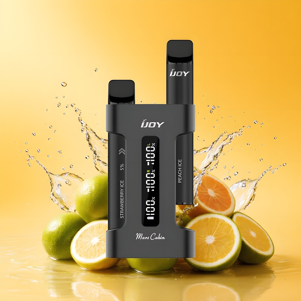IJOY Mars Cabin 600 Nagykereskedés Magyarország Töltőtokos Elszívható Vape Fekete
