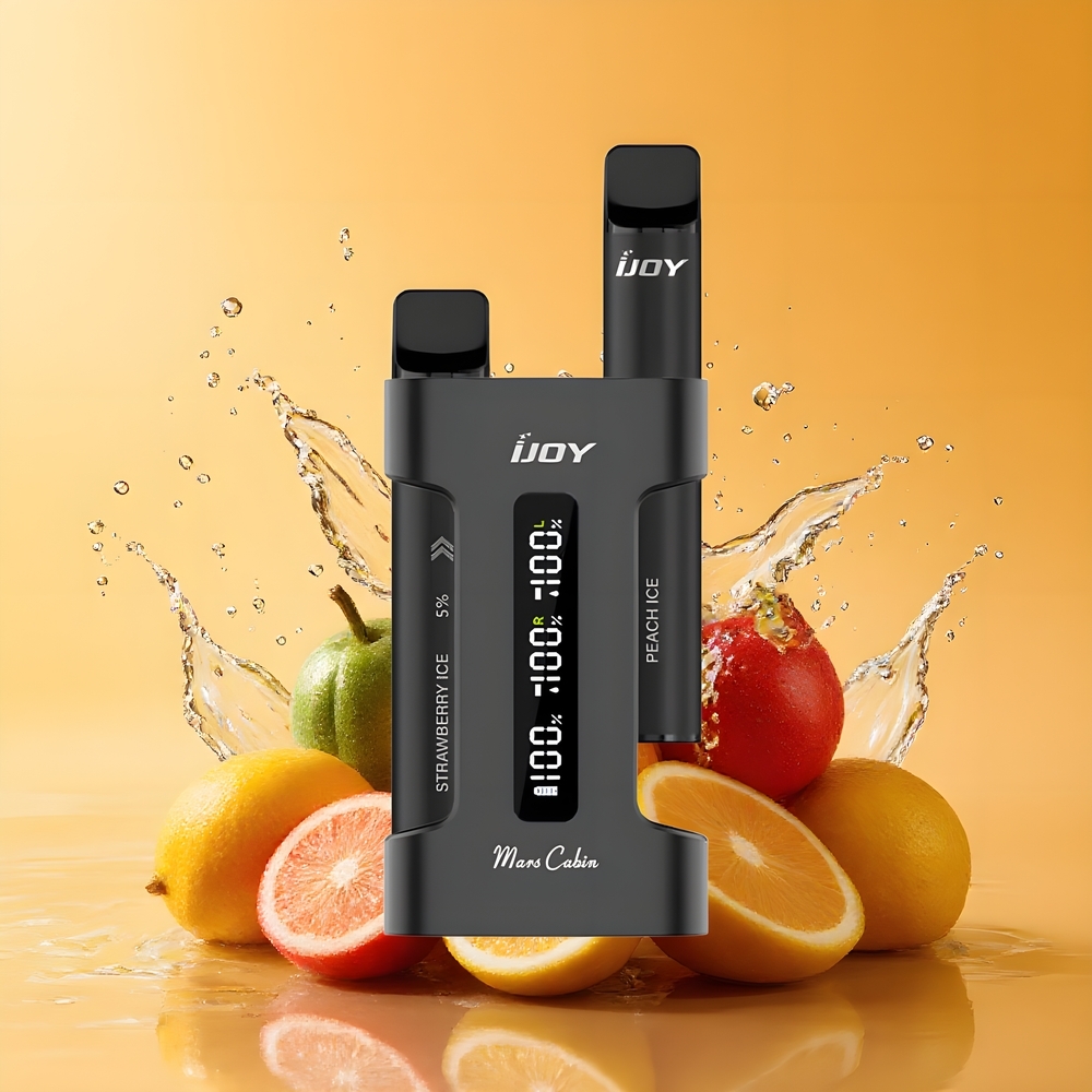 IJOY Mars Cabin 600 Nagykereskedés Magyarország Töltőtokos Elszívható Vape Fekete