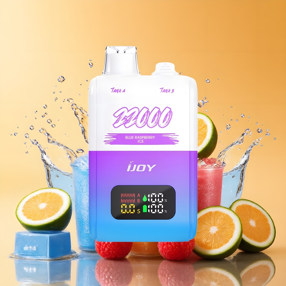 IJOY SD 22000 Puffs Nagykereskedés Magyarország 15W Kékes Málna Jég Eldobható Vape