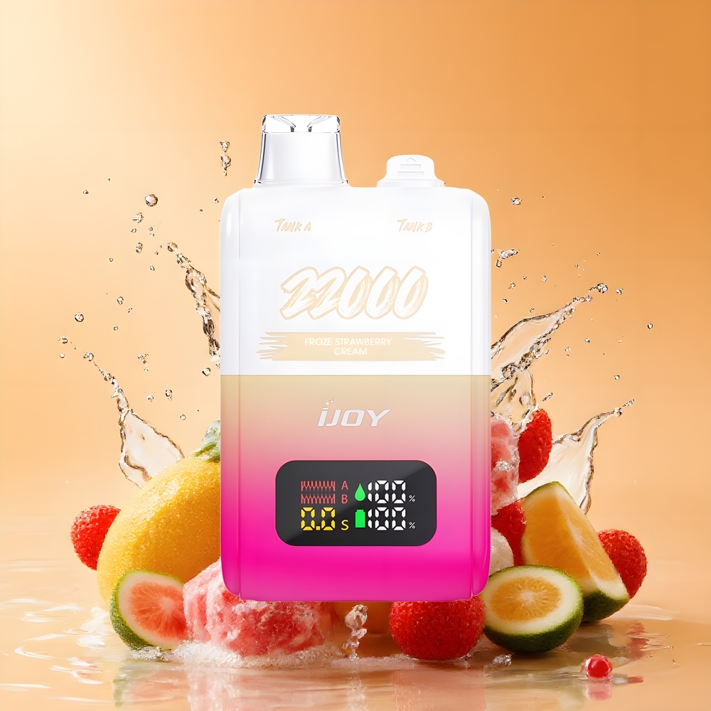 IJOY SD 22000 Puffs Nagykereskedés Magyarország Fagyasztott Eperkrém Eldobható vape
