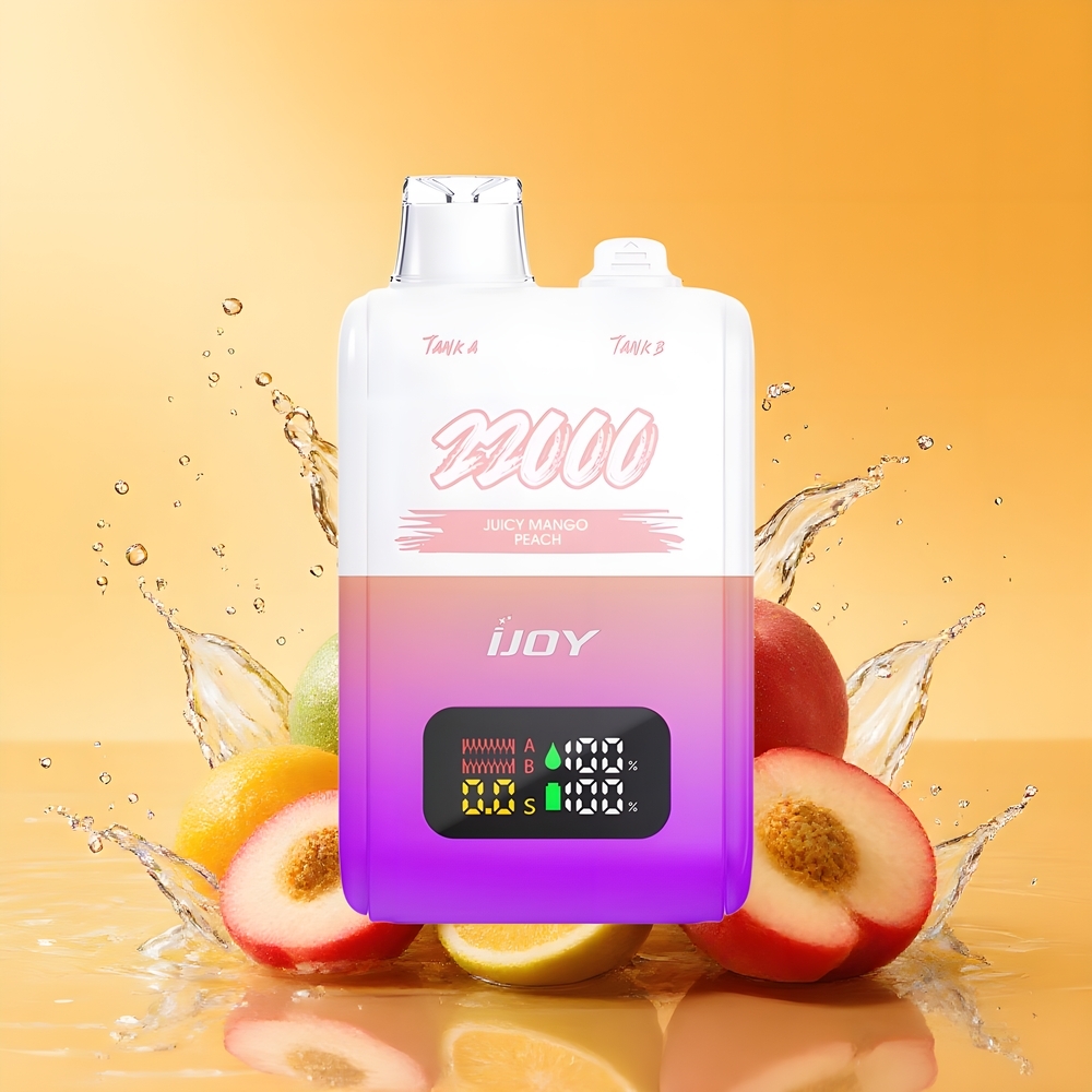 IJOY SD 22000 Puffs Nagykereskedés Magyarország Töltés Type-C Lédús Mango Őszibarack