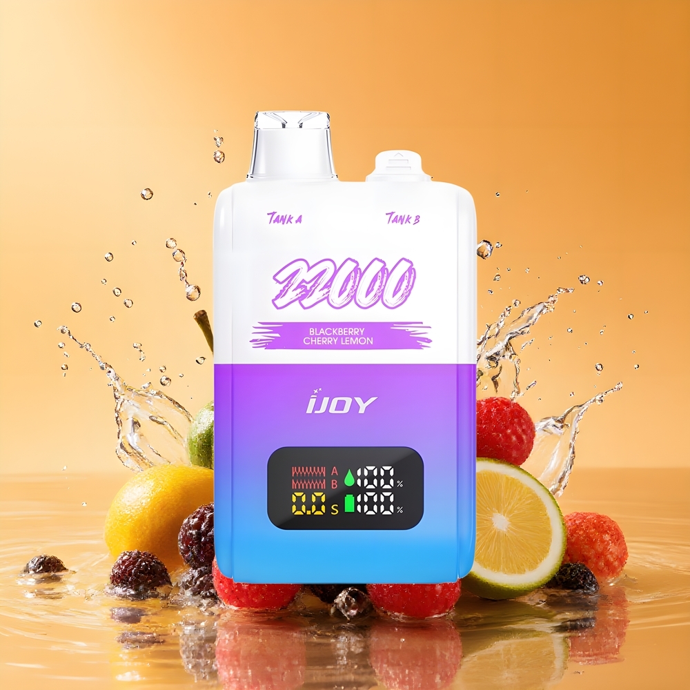 IJOY SD 22000 Puffs Nagykereskedés Magyarország Type-C Feketeáfonya-Cseresznye-Citrom