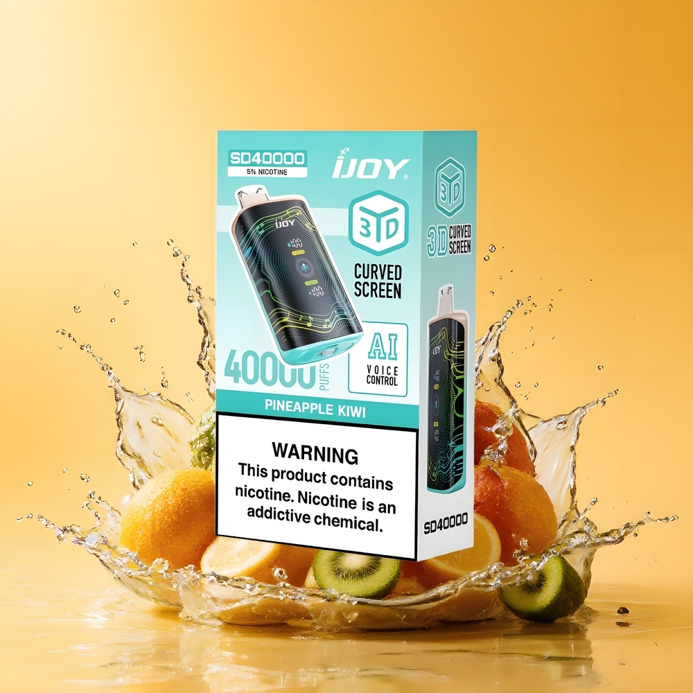 IJOY SD 40000 Puffs Nagykereskedés Magyarország Állítható Teljesítményű Ananász-Kiwi Eldobható Vape