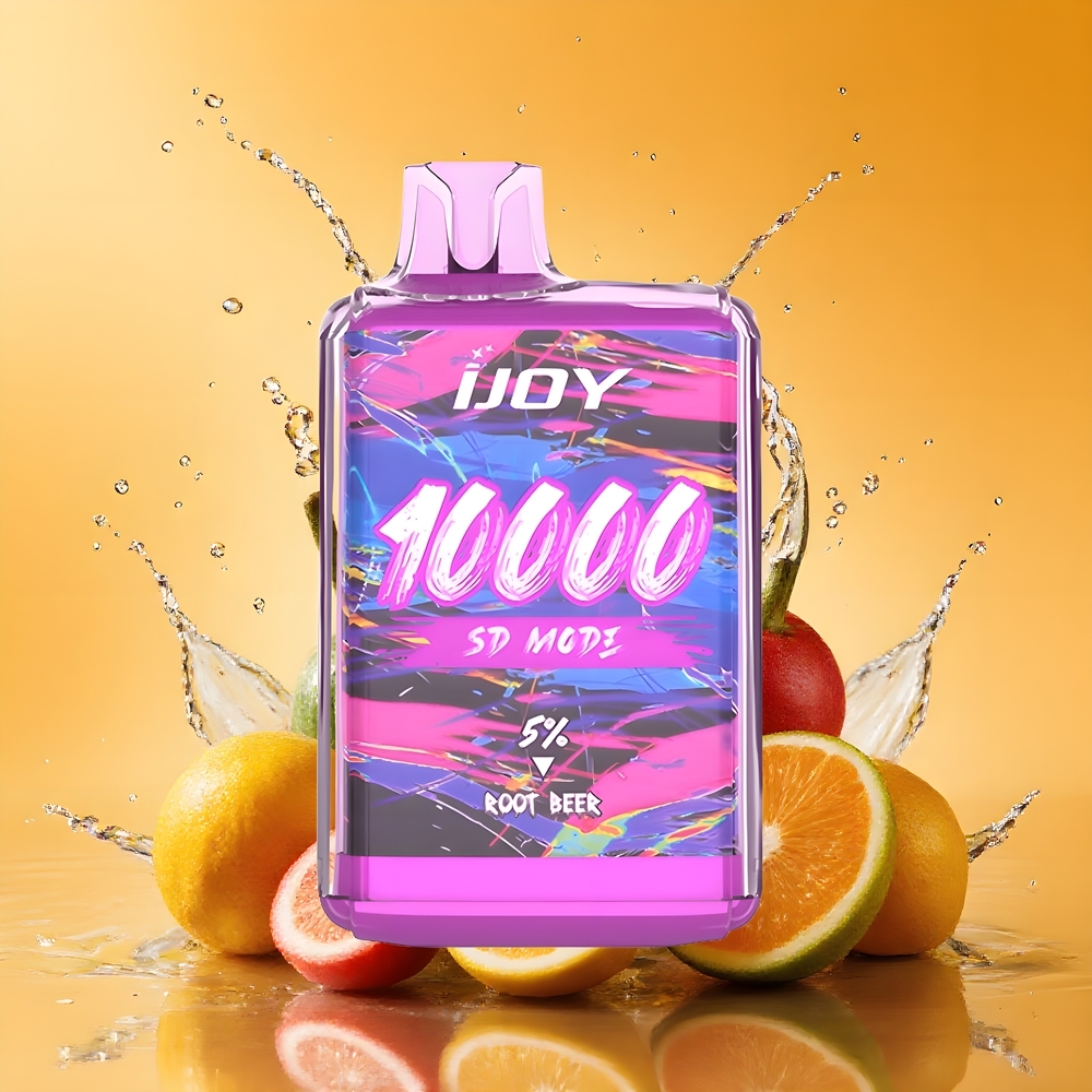 IJOY SD10000 Eldobható Vape Gyökérsör Nagykereskedés Magyarország 20ml 5% Nikotin