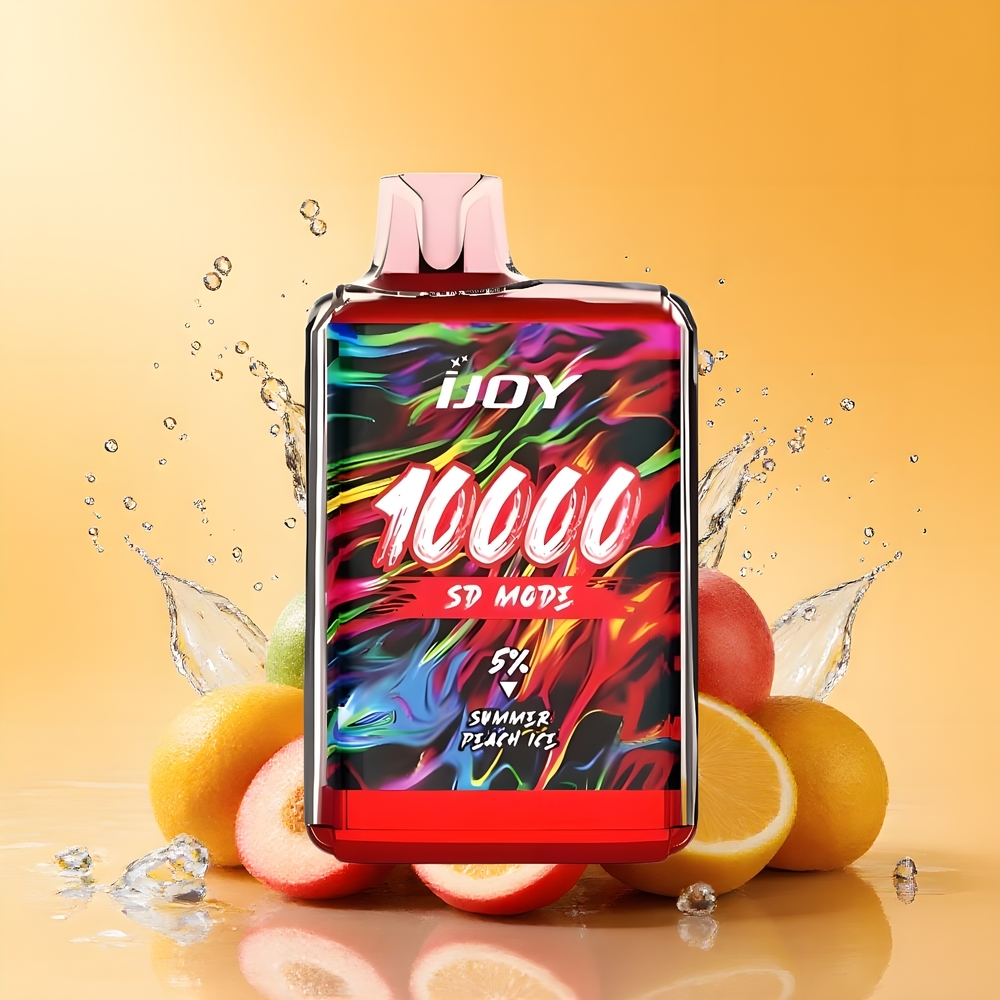 IJOY SD10000 Eldobható Vape Nyári Őszibarack Jég Nagykereskedés Magyarország 20ml