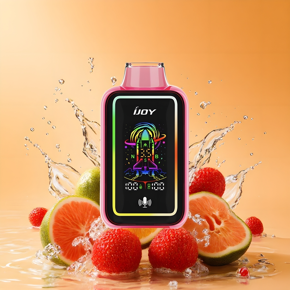 IJOY URANUS 25000 Puffs Adjustable Airflow Eldobható Vape Eperjég Nagykereskedés Magyarország